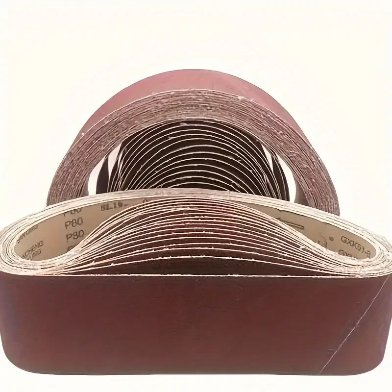 10 pieces/pack of 457 * 75 wood metal polishing abrasive belt, different particle sizes P80P120P150P240P400, 2 pieces of each pa