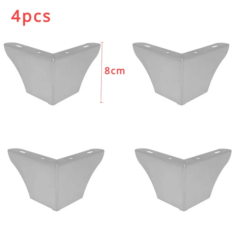 4 ชิ้นแพ็คขาเฟอร์นิเจอร์ Minimalist เฟอร์นิเจอร์ฟุตโลหะโซฟาขาเปลี่ยนโซฟาโต๊ะกาแฟตู้ทีวีฟุต
