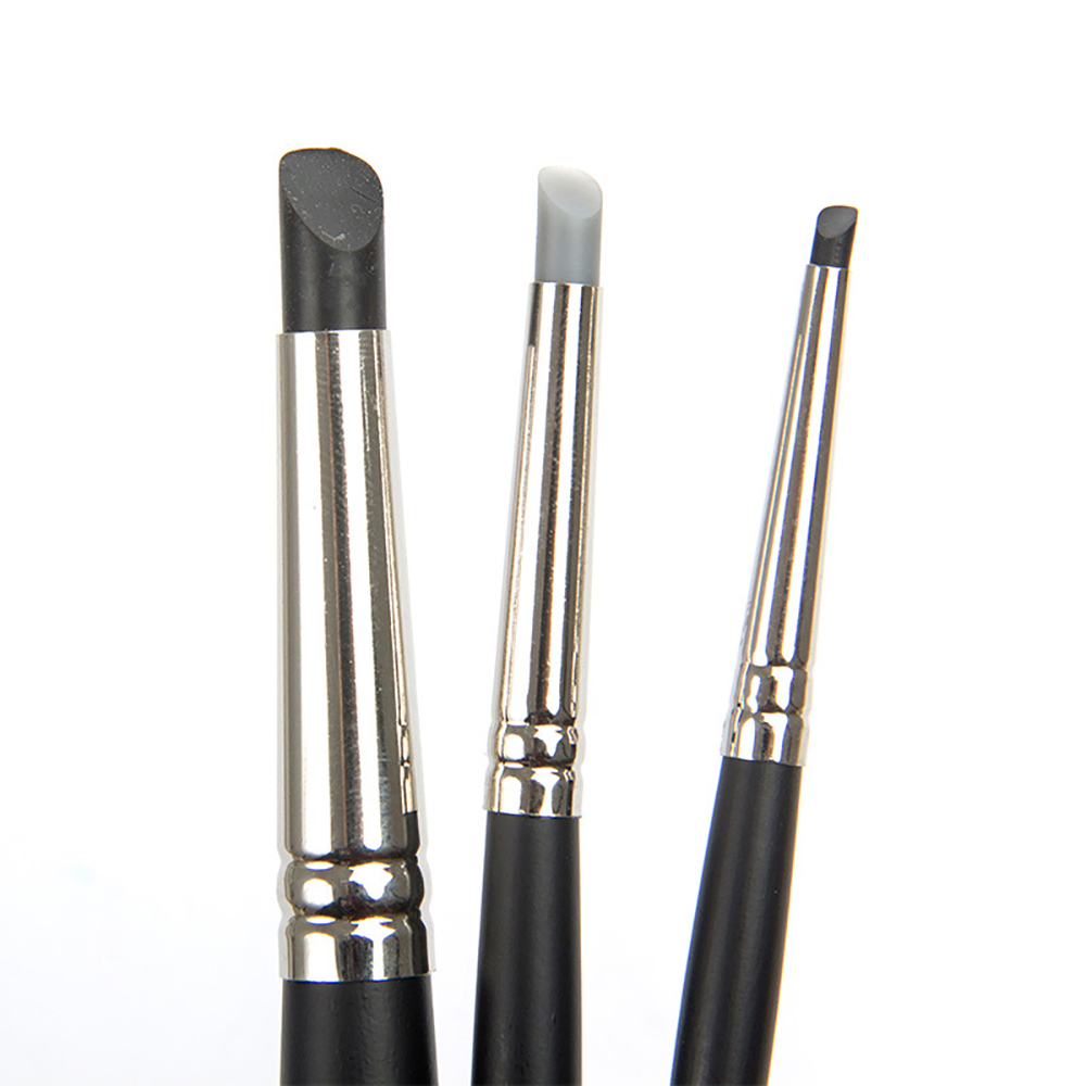 5 шт., Силиконовые кисти для дизайна ногтей