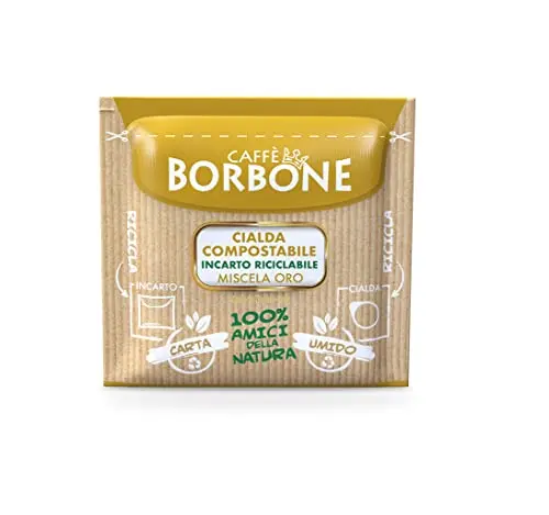 Gaufre compostable à café Borbone, mélange d'or-150 dosettes-système ESE