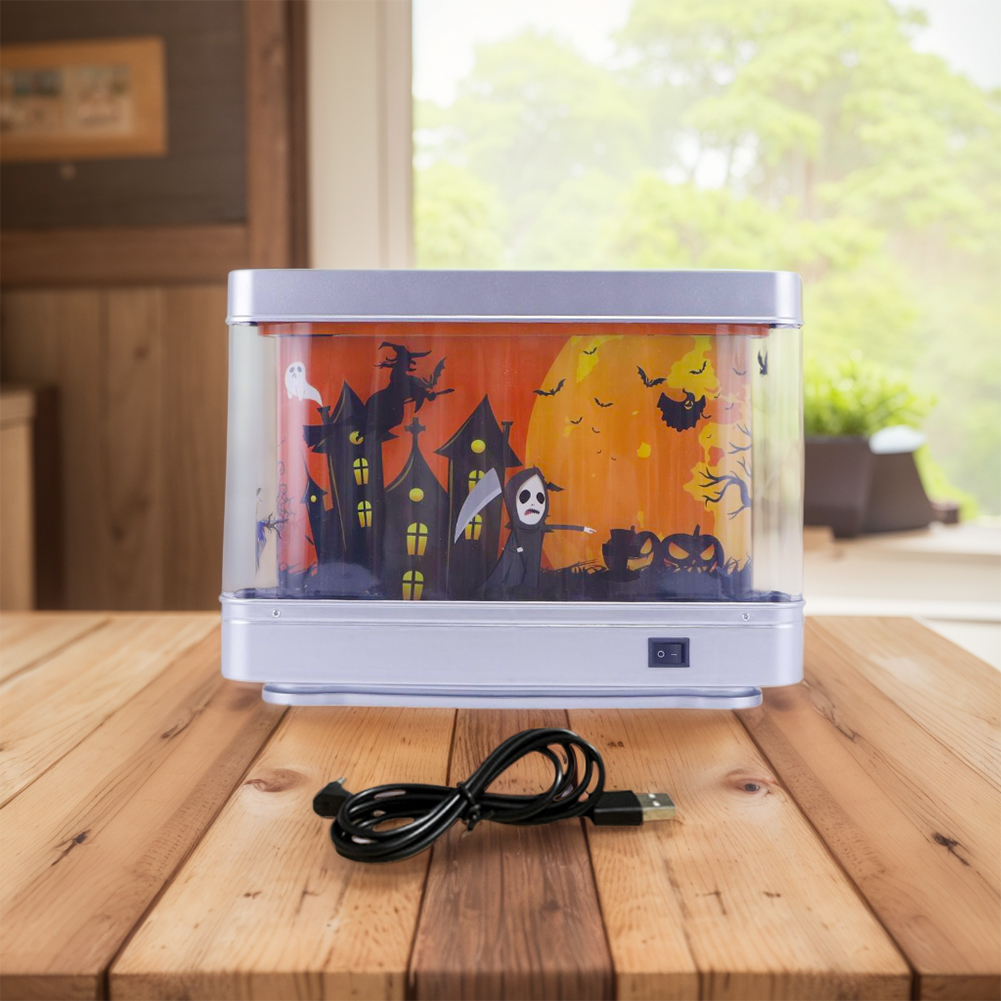 Lampe LED Sensorielle pour Aquarium de Poissons Tropicaux, Faux, Décorative, Cadeau pour Enfant