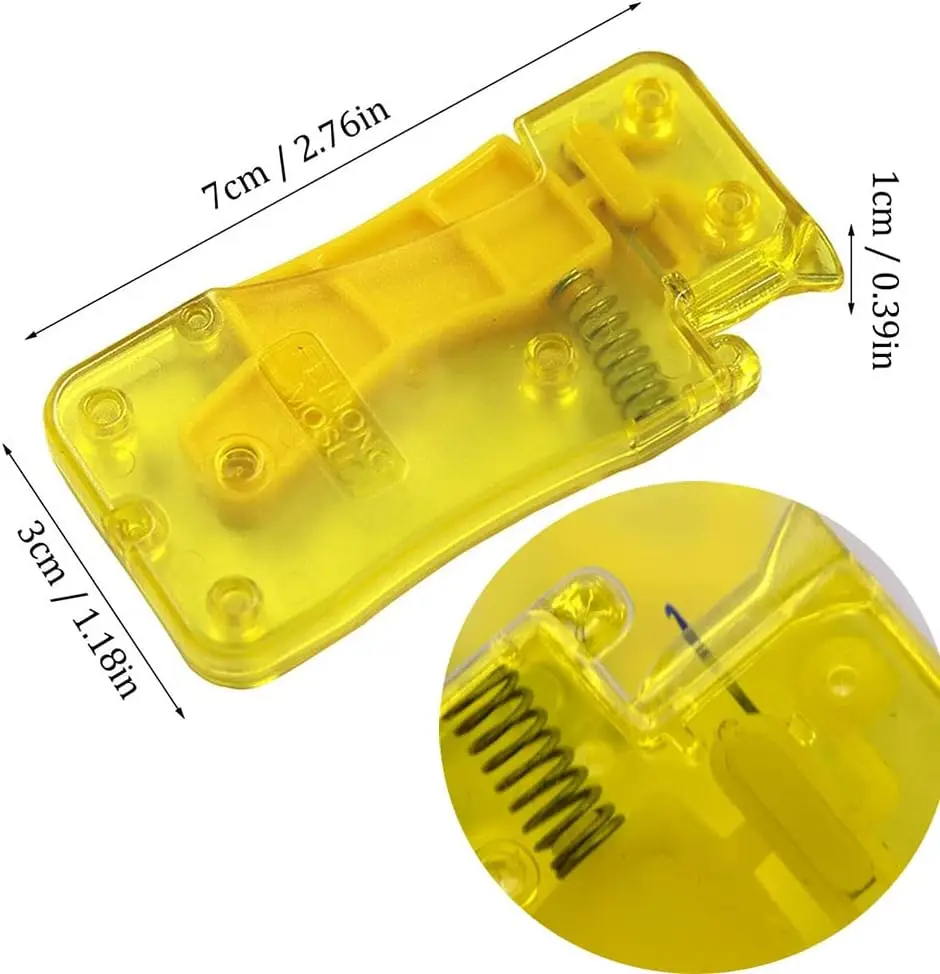 1-3Pcs Automatic Easy Needle Threader Tool Self-Thread Guide Plastic Sewing Accessories Hand Stitching  Quick Needle Threading
