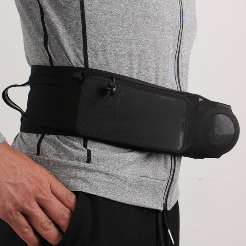 Bolsa de cinto esportivo para corrida de maratona, cinto invisível leve, garrafa de água de malha, cintura de ciclismo multifuncional e de alta capacidade