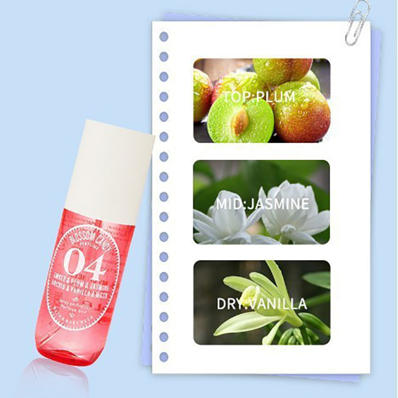 90ML Perfume Fragancia Corporal Niebla Cabello Spray Corporal Fragancia Hidratante Piel para Belleza Heath Revigorante 7 Regalos de Estilo