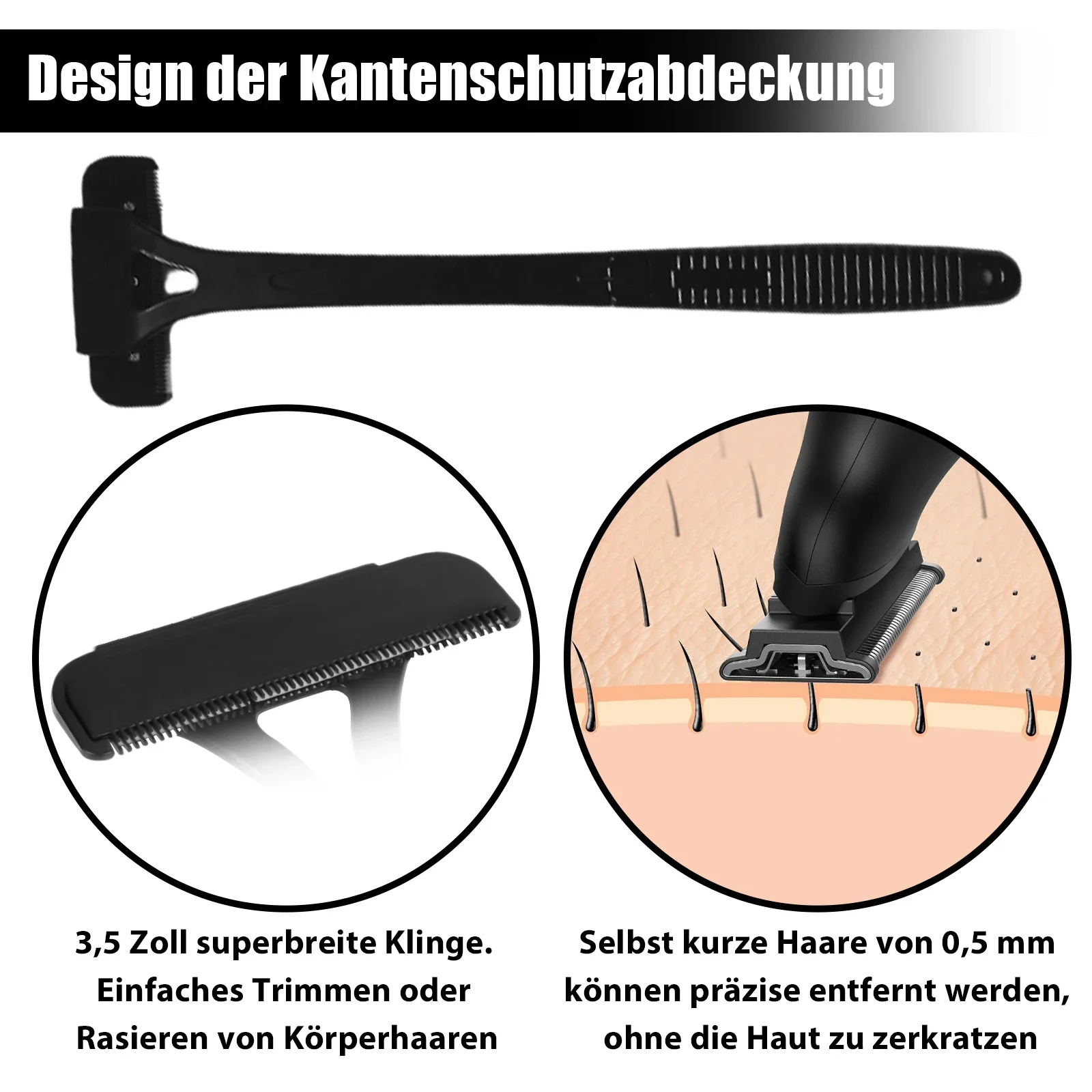 Scheermes Mannen Terug Scheerapparaat Opvouwbare Trimmer Body Beenhandvat Verwijderen Scheren Scheermes Gereedschap Ontharing Trimmer
