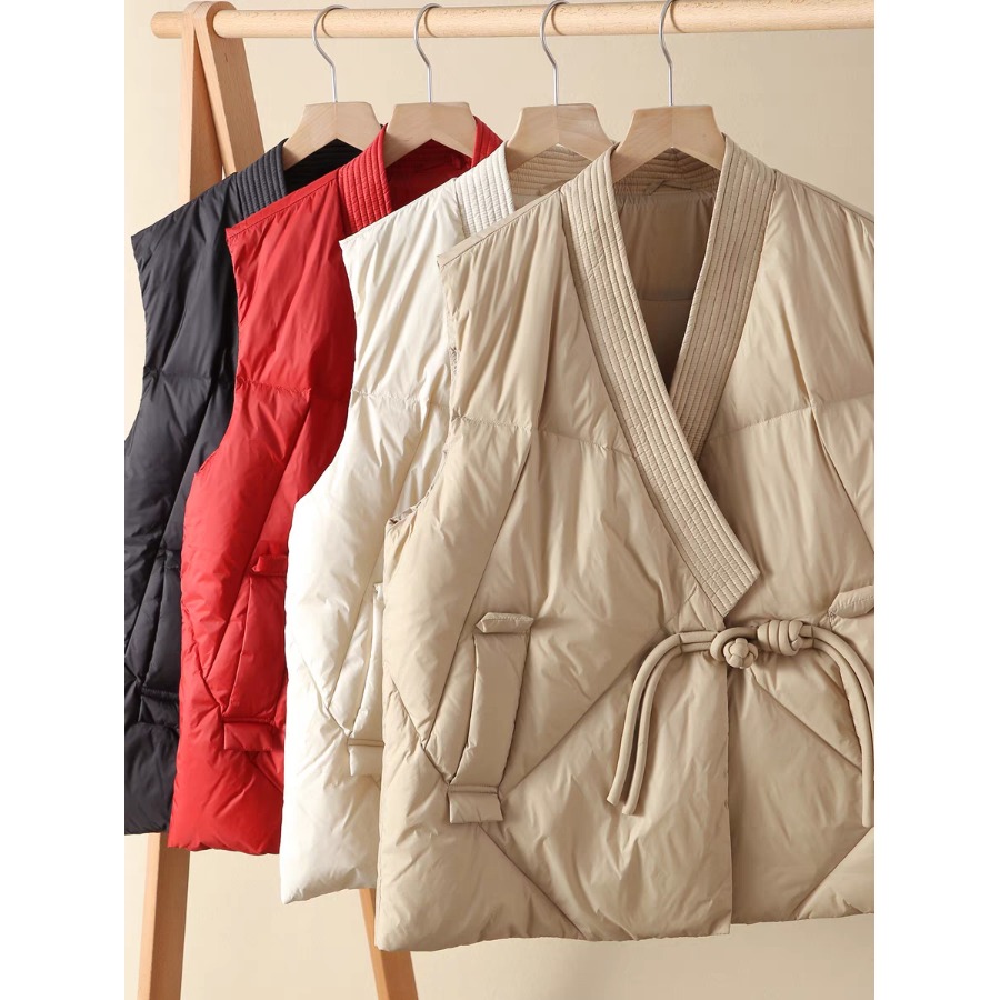 レトロ芸術的なボタンアップコットンベスト女性のルーズ痩身スタイリッシュな多用途ショートジャケットアウター秋冬新着