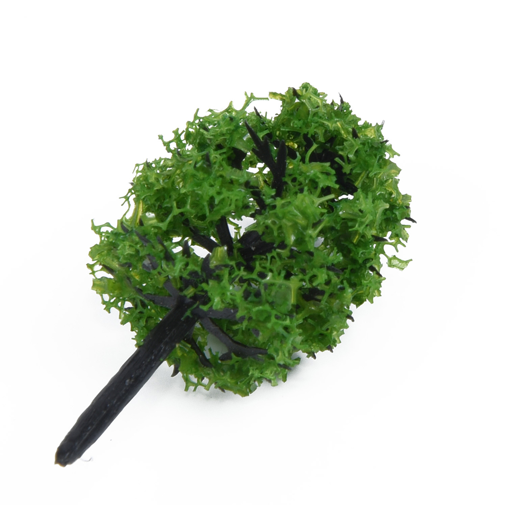 10pcs 5cm HO OO Scale Model Trees Train Railroad Layout Diorama Wargame Park Scenery Miniature Tree Landscape Decoration
