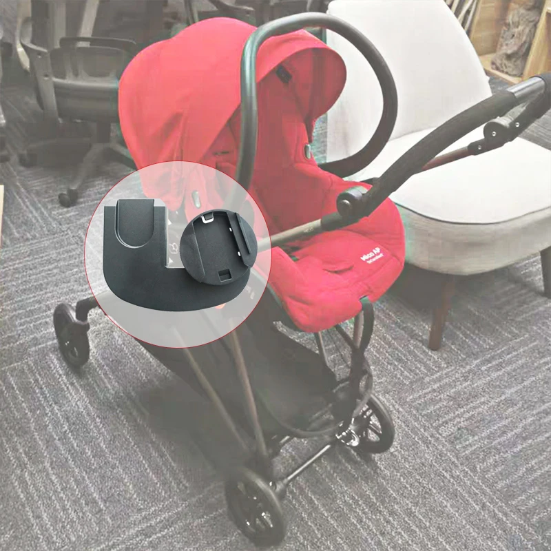 อะแดปเตอร์รถเข็นเด็กสําหรับ Cybex Melio 2/3/คาร์บอน/Pro และ Aton Cloud Q/Z รถที่นั่งตะกร้า Converter Buggy Connector เด็กอุปกรณ์เสริม