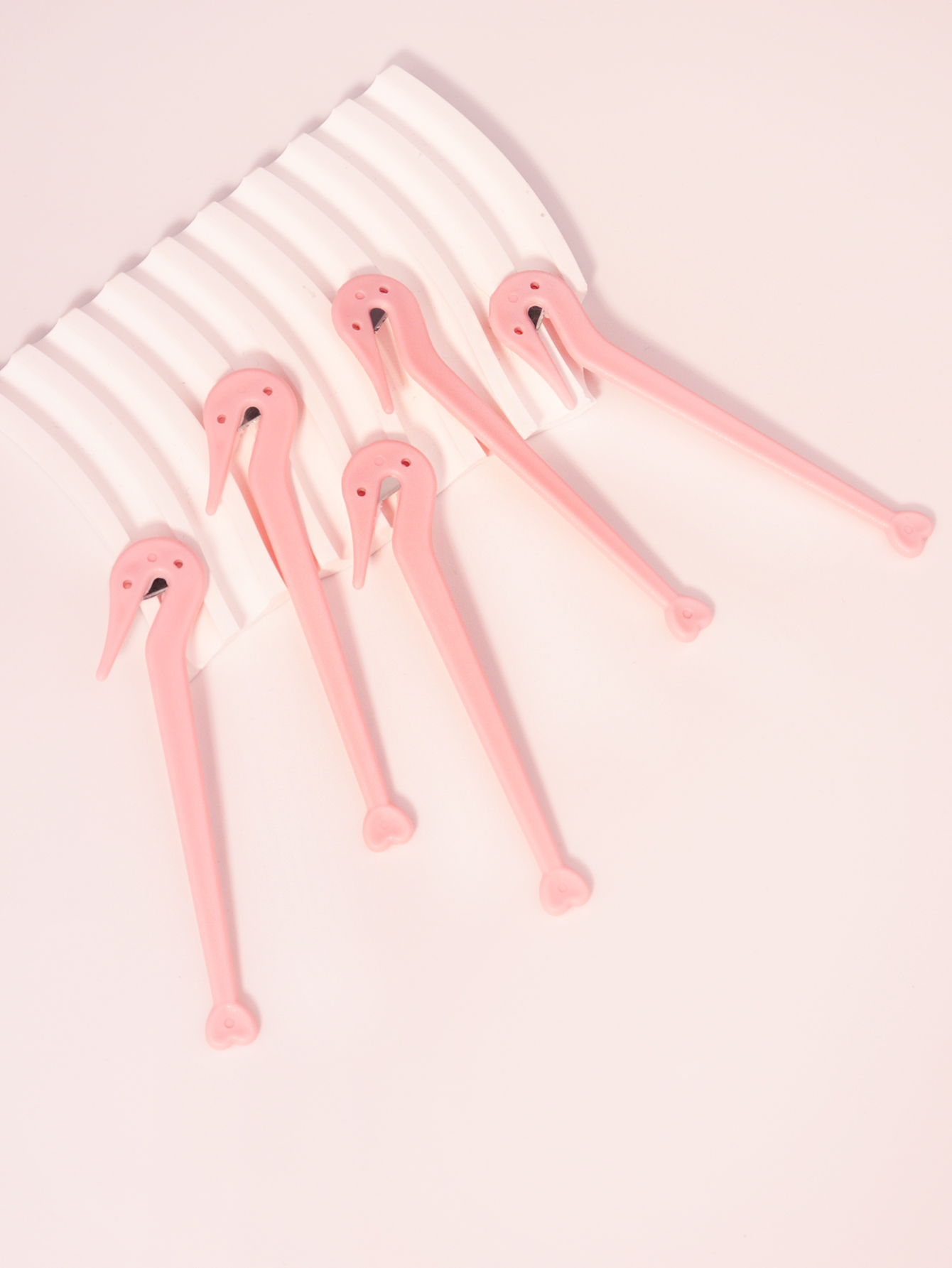 5 unidades/conjunto divisor de cabelo elástico, removedor de faixa elástica, indolor, fácil de desmontar