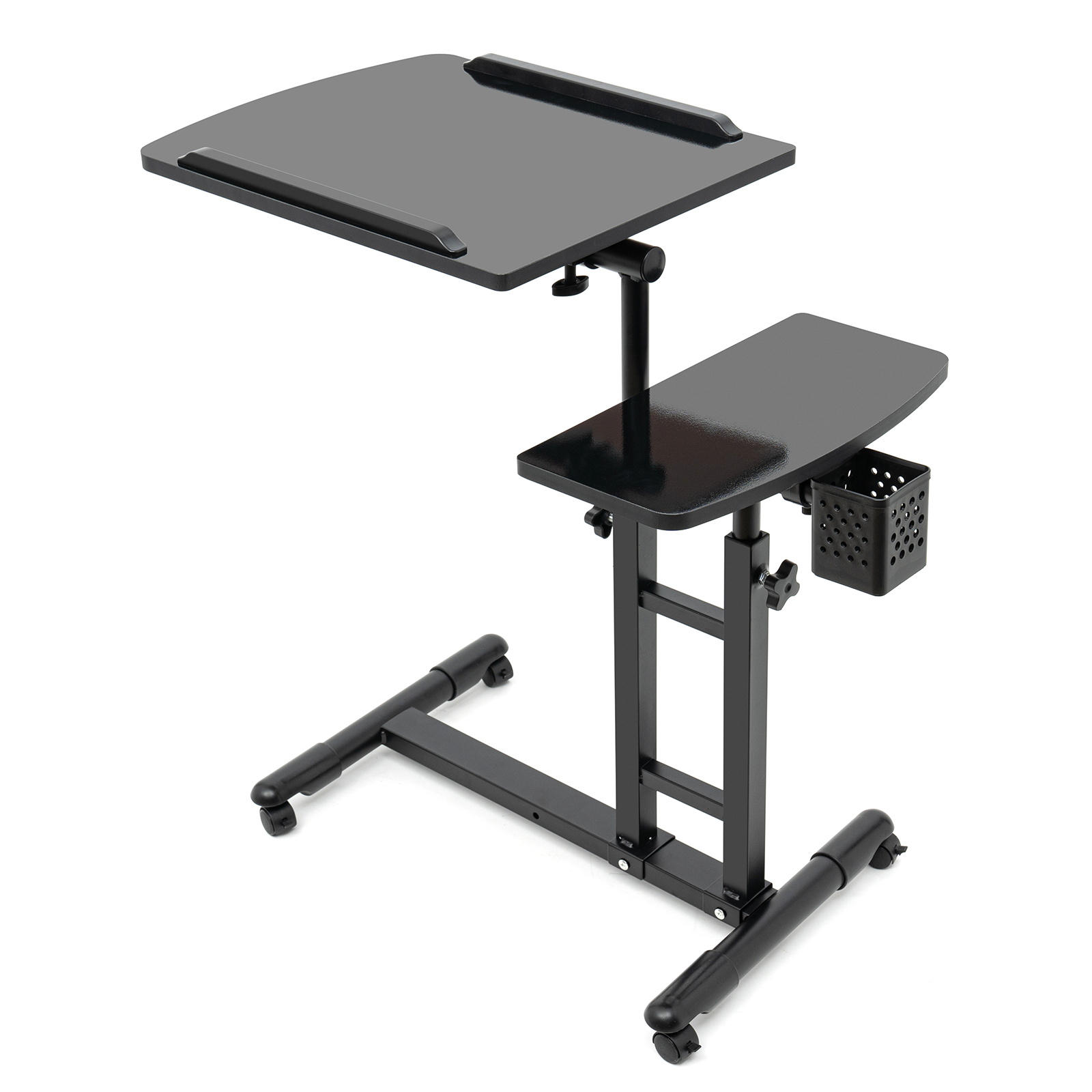 Tattoo Workstation Adjustable Beauty Rolling Trolley Tray Portable Arm Rest Salon Workbench for Studio Beauty Shop