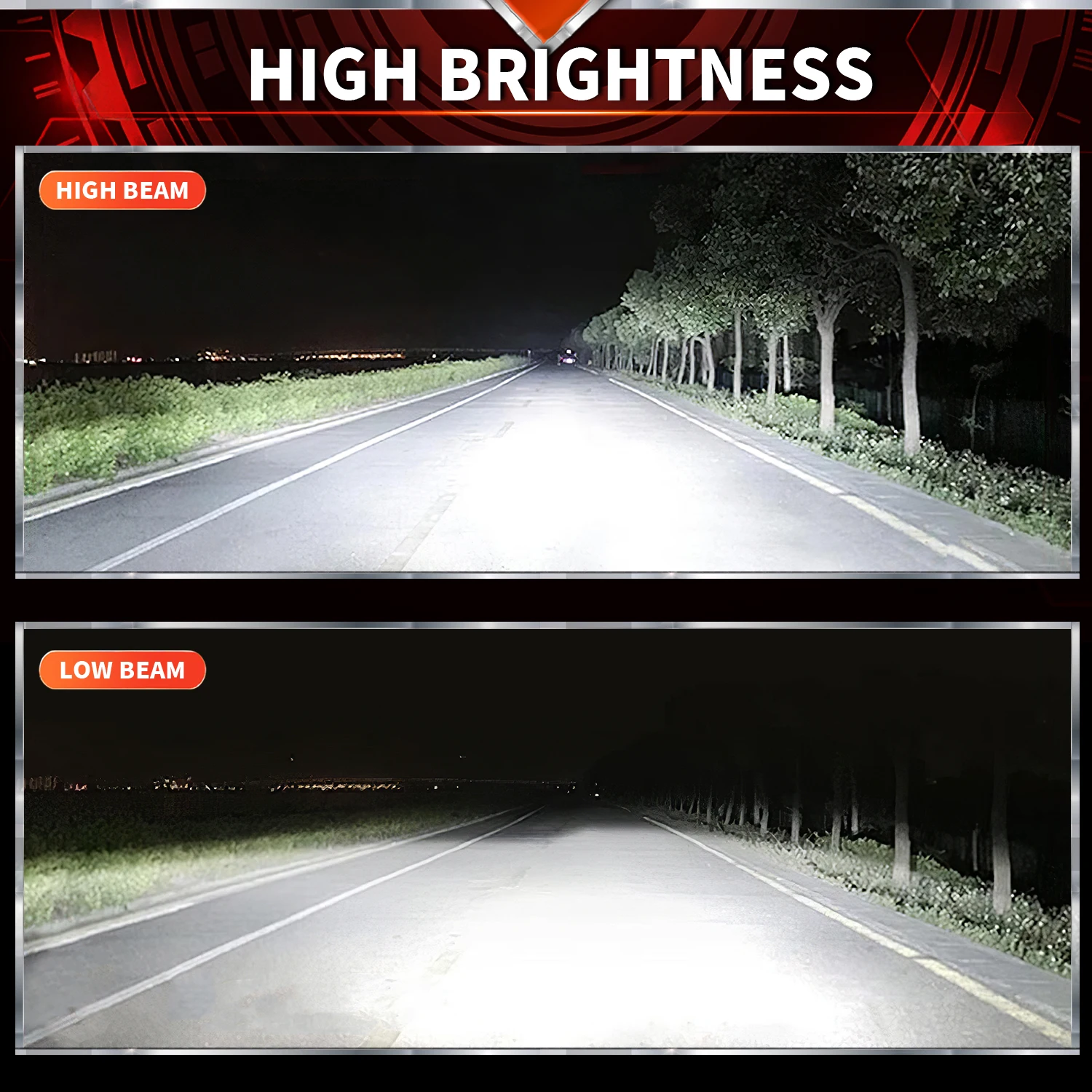 ACTVTCA 1700W 2000000LM H4 H7 LED Headlights 6000K Headlamp H1 Led H11 H8 H3 HB3 9005 HB4 9006 9007 9008 H13 9012 H9 Car Lights