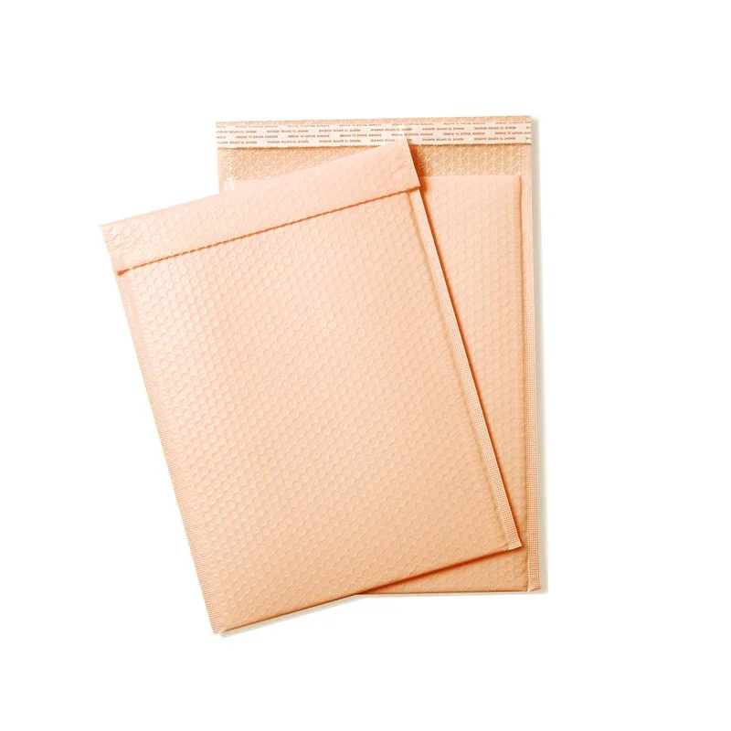 Pink Poly Bubble Mailers, Envelopes acolchoados, Bulk Bubble Forrado Wrap Polymailer Sacos, para Envio de Embalagem, Correio Auto Selo, 20Pcs