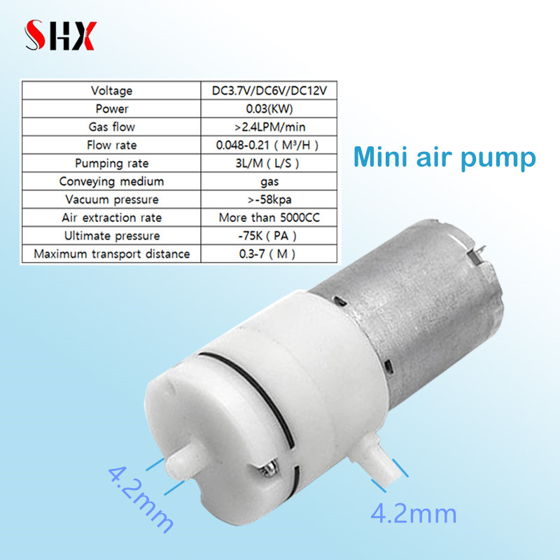 Mini pompe à Air 370 pompe à vide pompe d'aspiration électrique domestique pompe à vide sac pompe d'aspiration machine à vide miniature