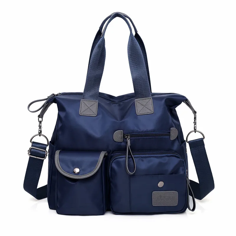 Nueva moda mujer impermeable Oxford bolso de mano Casual Nylon hombro gran capacidad viaje