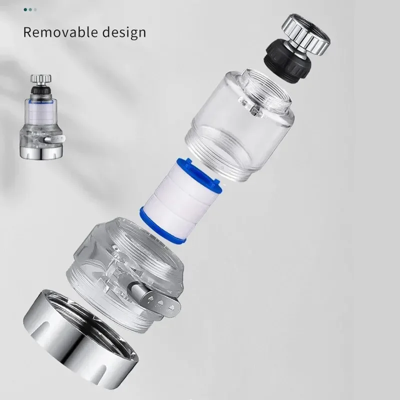 ユニバーサル浄水器フィルタータップ,360度回転,キッチン,バスルーム,シャワー,家庭用,pp,綿,高密度