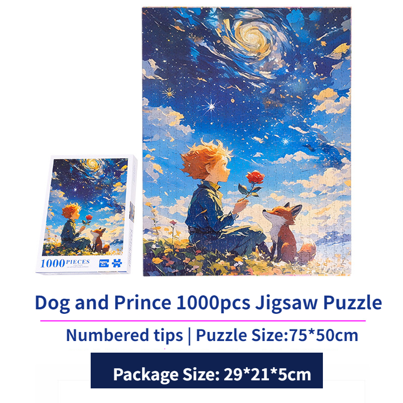 1000-teiliges Puzzle für Erwachsene, Puzzle für kleine Jungen, Spielzeugpuzzle, Intelligenz, Stressreduzierung, Cartoon-Puzzle, Festival-Geschenk