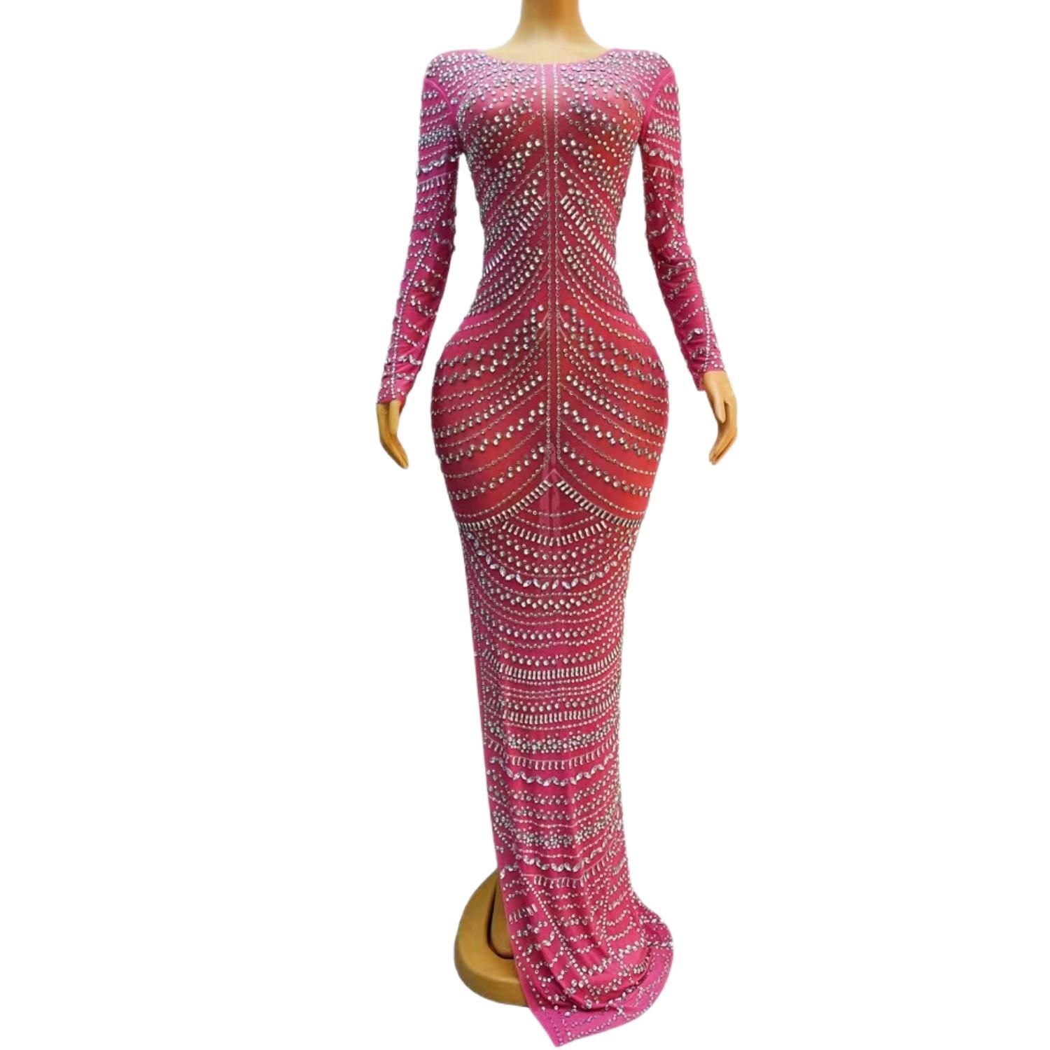 女性のファッションロングウエディングドレス 2024 セクシーな高級ビーズセクシーなマーメイドスタイルのドレス黒人ガールウエディングガラパーティードレス Huabao