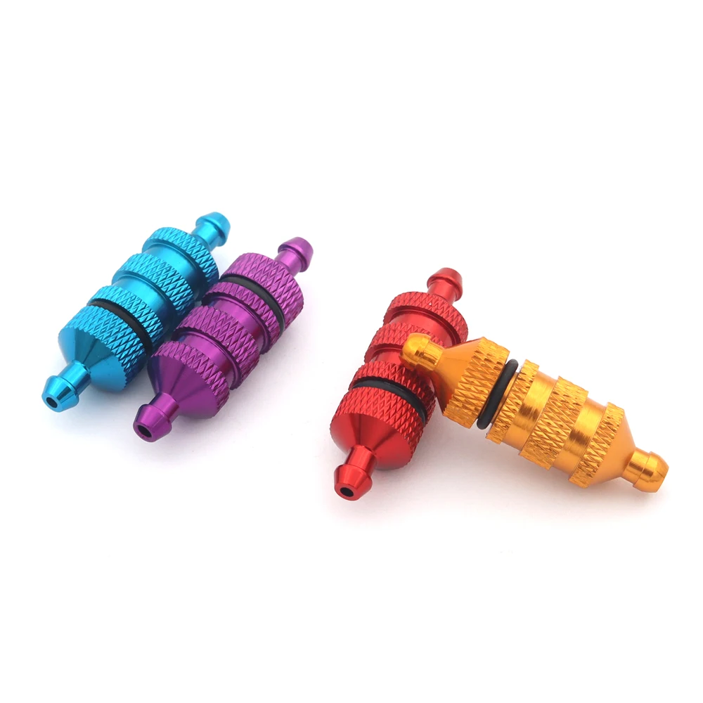1 Chiếc Nhôm Lọc Nhiên Liệu Nitro 1/8 1/10 RC Xe Ô Tô Mô Hình Các Bộ Phận Dự Phòng HSP Đua 02156 HSP 94122 94188 Traxxas TRX4