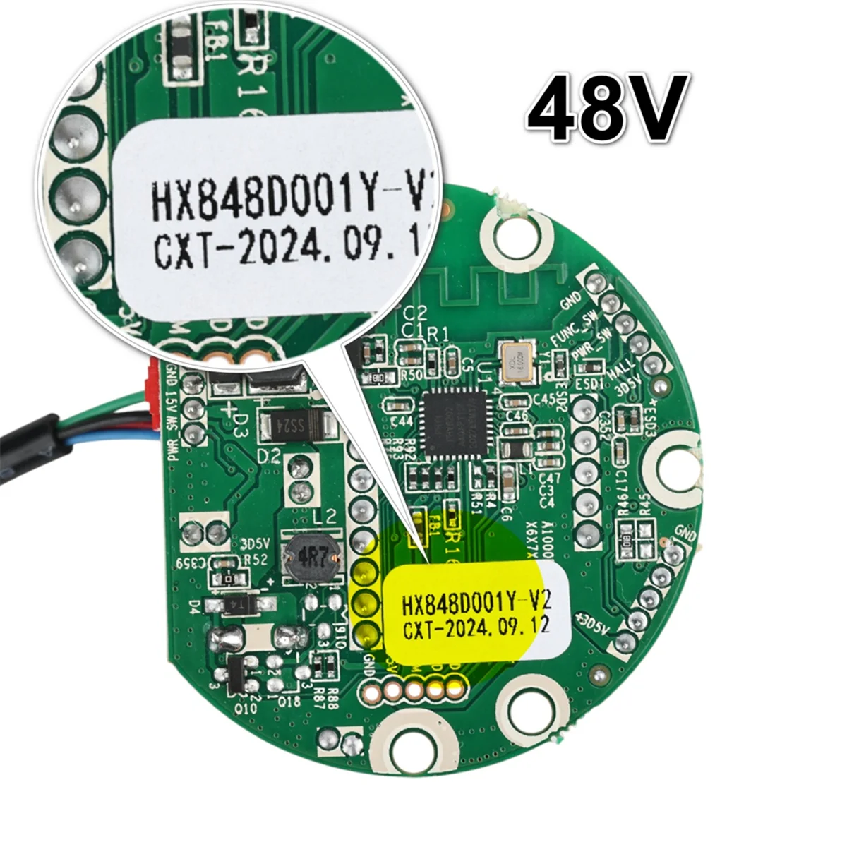 BABQ 48V 15A Dashboard For HX X8 Electric Scooter LED Display Screen PCB Board Speed Battery Show Replacement Parts