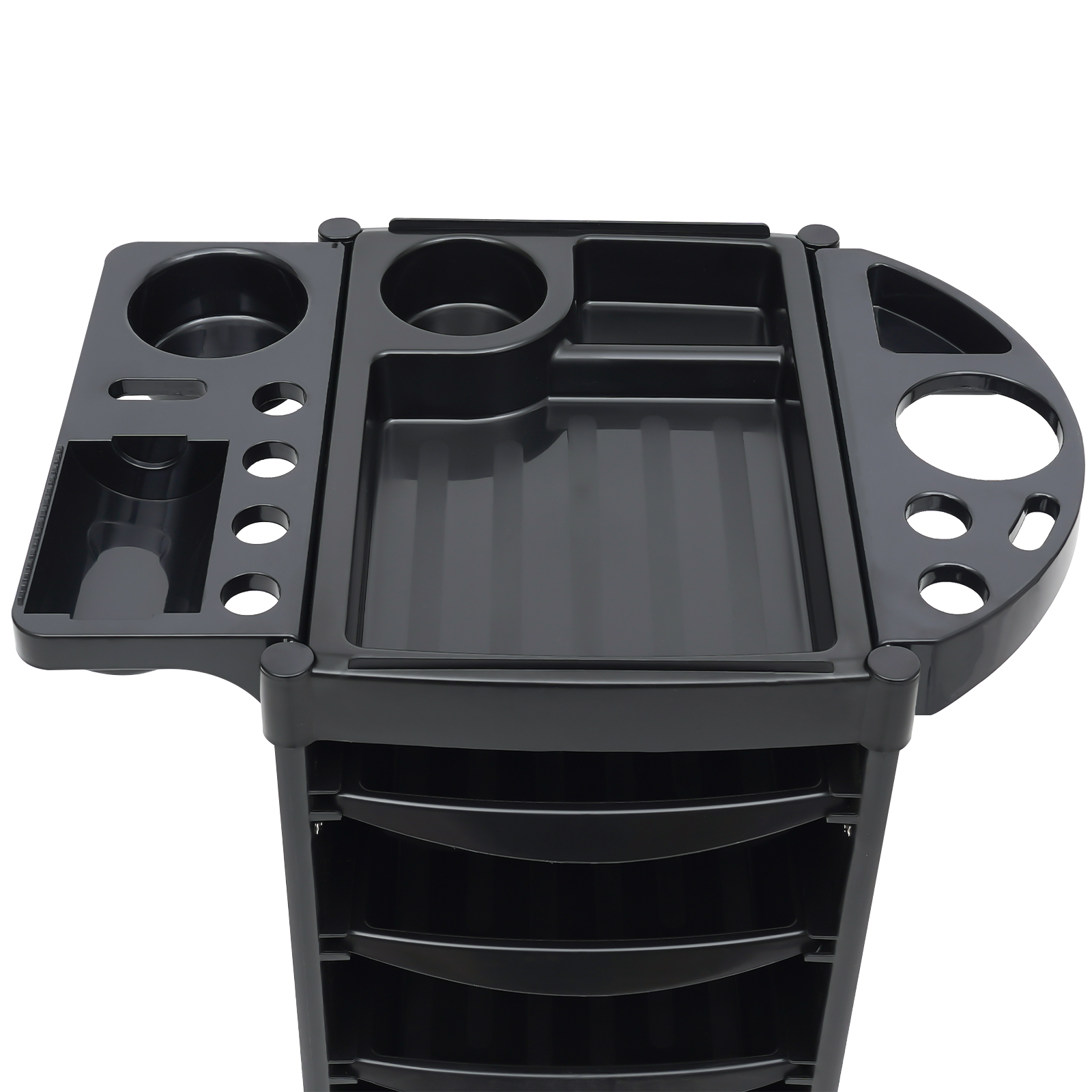 Salon Friseur Friseur wagen Rollwagen mit Schubladen für Haarfarbe Spa