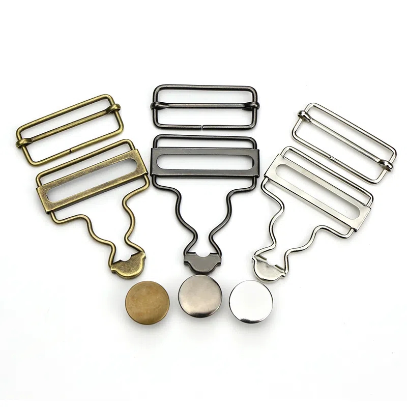 Stainless Suspenders Buckles Jeans Suspenders Hooks Denim Pants Strap Buckle Rompers Overall Accessories Multiple Specifications
