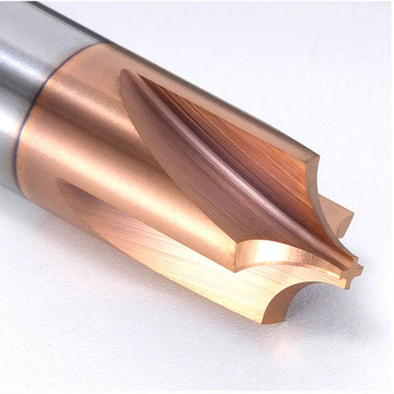 KaKarot HRC55 Radius Corner Rounding Cutter R0.5 R1 R1.5 R2 R3 R4 R5 Chamfering Outside Radii Router Bit CNC Tool  End Mill