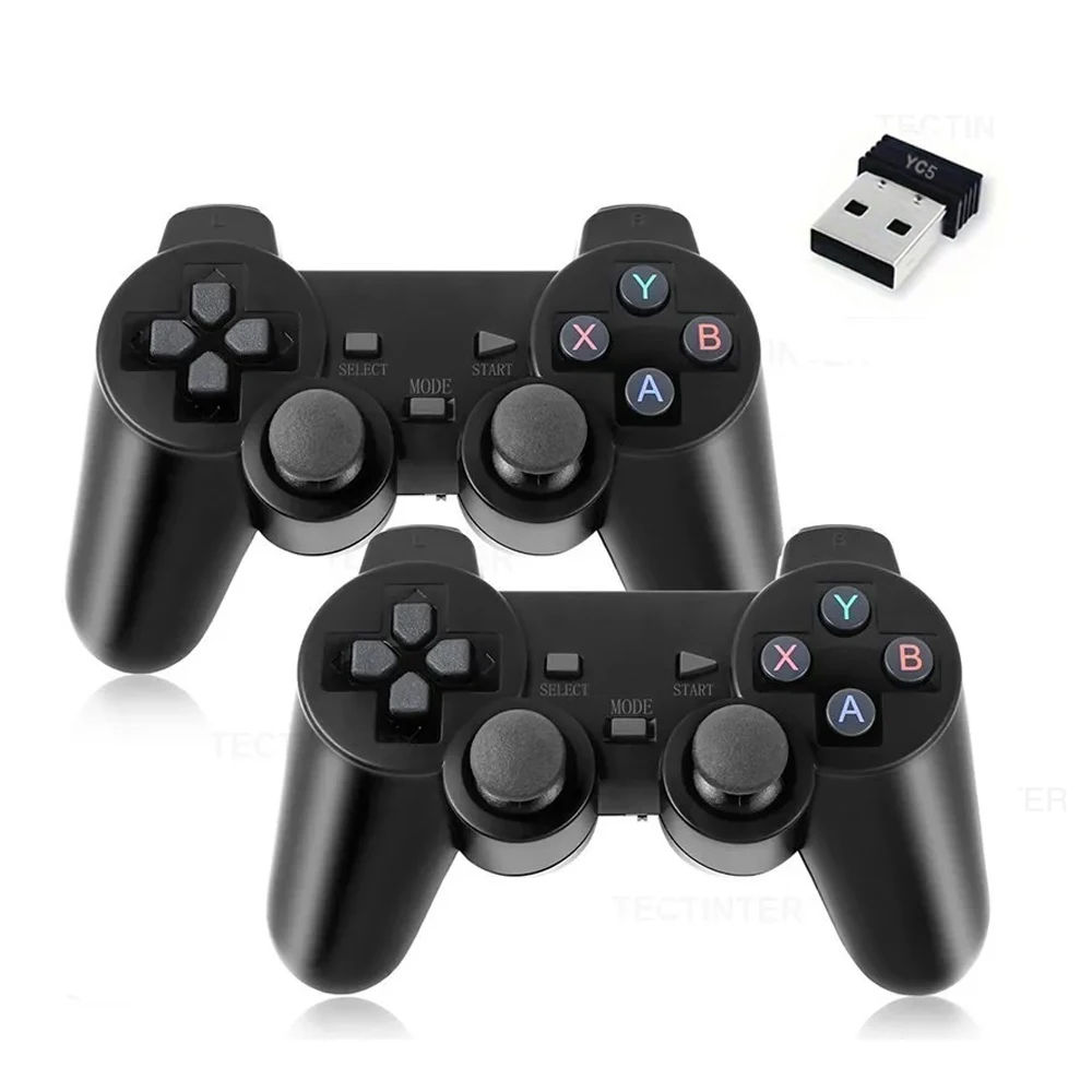Gamepad inalámbrico de 2,4 GHz para PC/Android TV: controlador de juego compatible con consolas de videojuegos M8, GD10 y X2