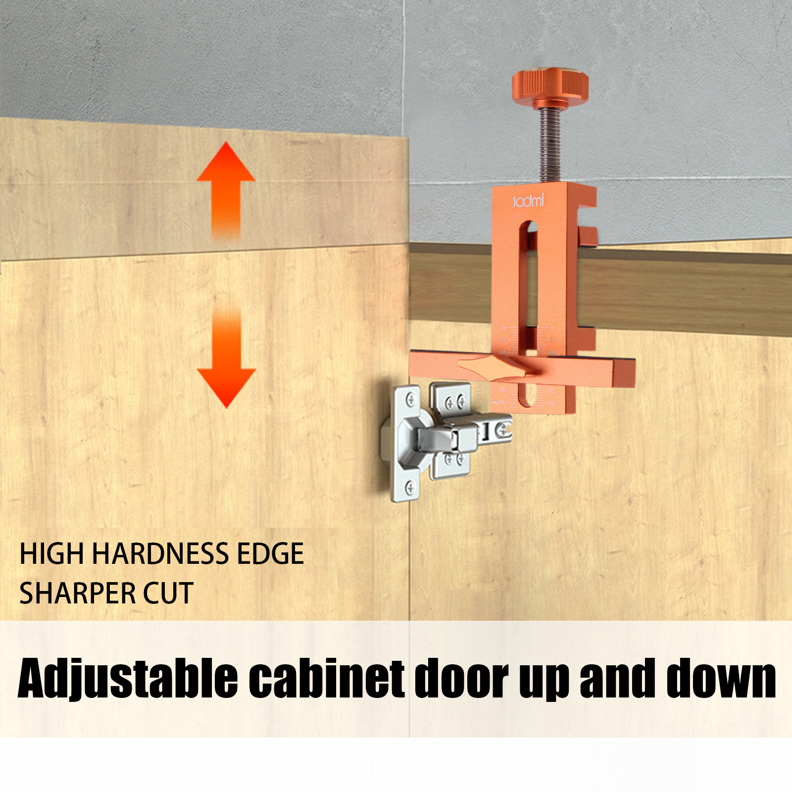 Wardrobe Cabinet Door Panel Installation Jig 10mm Rebounder Punched Mounting Jig 2 In 1 Quick Closet Door Mounting Template Tool