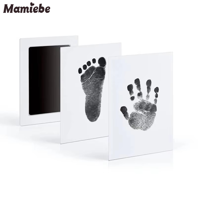 Kit di impronte di mani non tossiche per bambini: cattura impronte e impronte di mani di neonati: perfetto per souvenir e regali di bambini. Impronta di mani per bambini