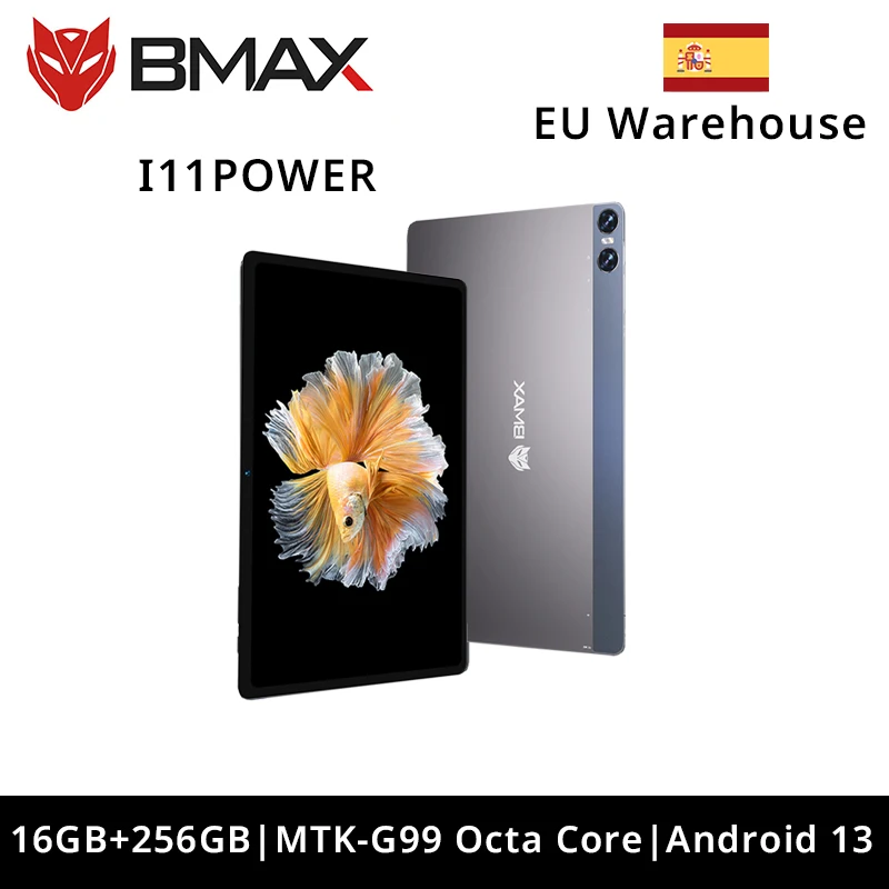 Bmax maxpad i11 power 4g tablet 11 "2k hd ips mtk g99 16gb (8gb 8gb erweiterung) ram 256gb rom dual kameras nano sim tf karte