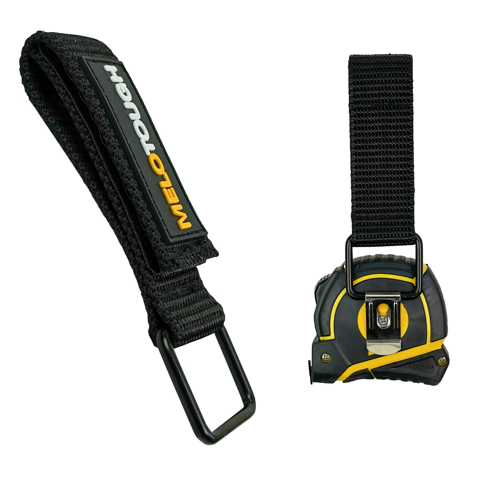 MELOTOUGH Measuring Tape Holder Tape Measure Holder Drill Impact Tool Holster for Tape Measure, Drills, Clipped Tool 2pcs