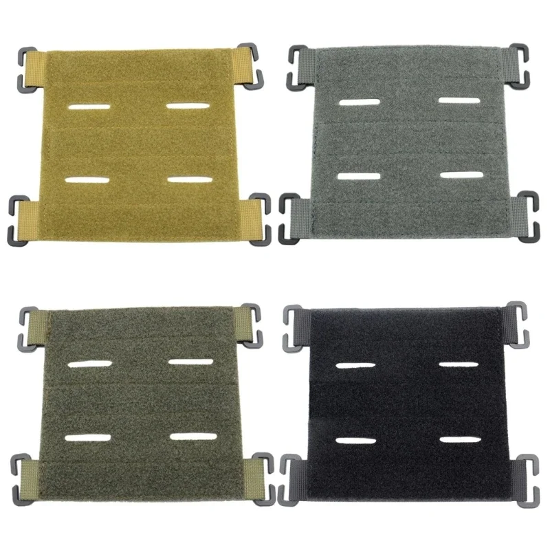 Molle Patches Attachment Hook&Loop Panel DIY Badges Patch Display Holder Board Bags Backpack Vest Converter Ribbon Adapter