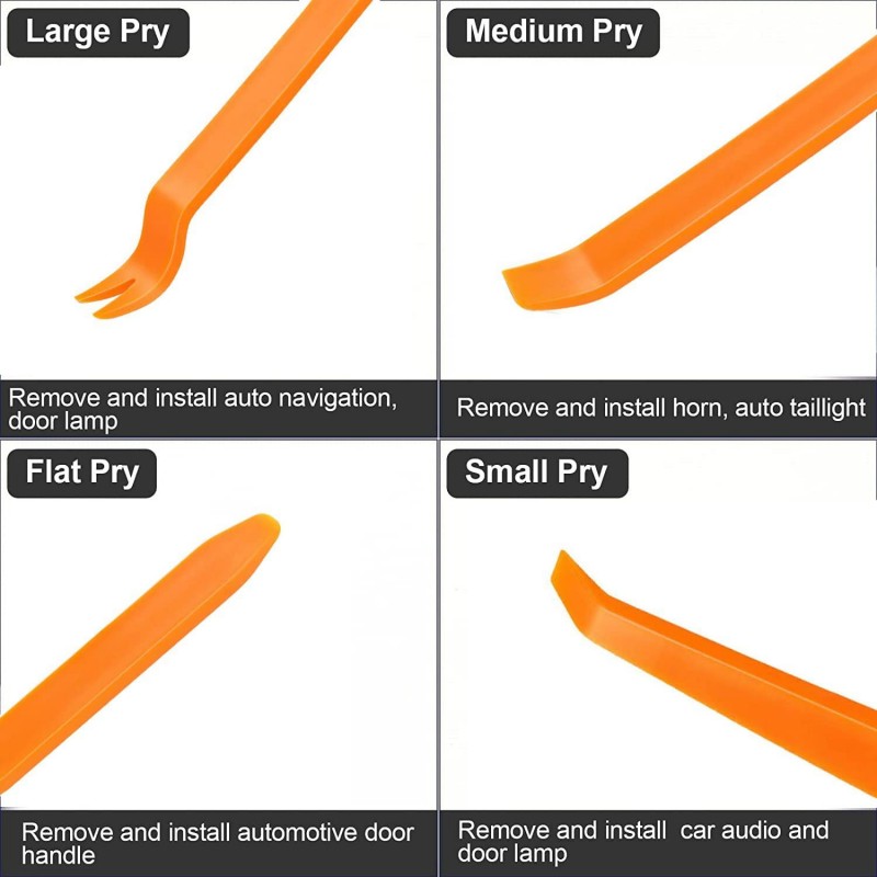 Auto Deurclip Panel Trim Removal Tools Kits Navigatiebladen Demontage Plastic Auto Interieur Wip Conversie Reparatie Tool