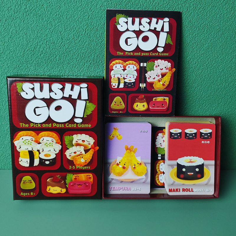 Sushi Go Family Gathering Game Card,Fun Card Game,Party Board Games Interactive Game, Creative Small Gift, Holiday Accessory