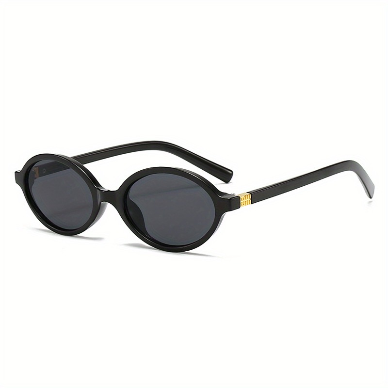 Óculos retrô ovais da moda com lentes antirreflexo – armação pequena chique, ideais para festas e viagens, acessórios para óculos