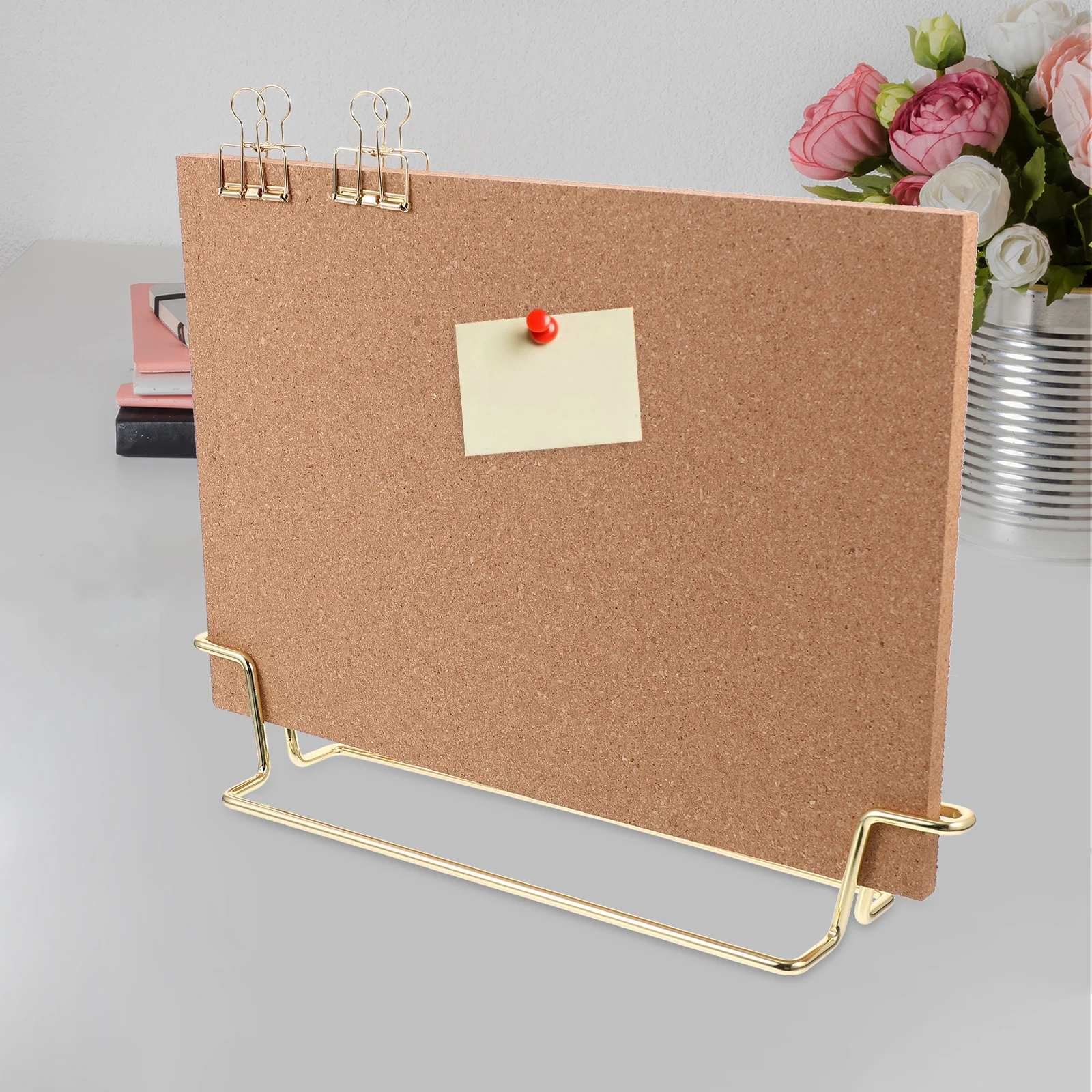 Tablero de corcho nota tablero de corcho Pin para escritorio fieltro pequeño anuncio pared de boletín de oficina