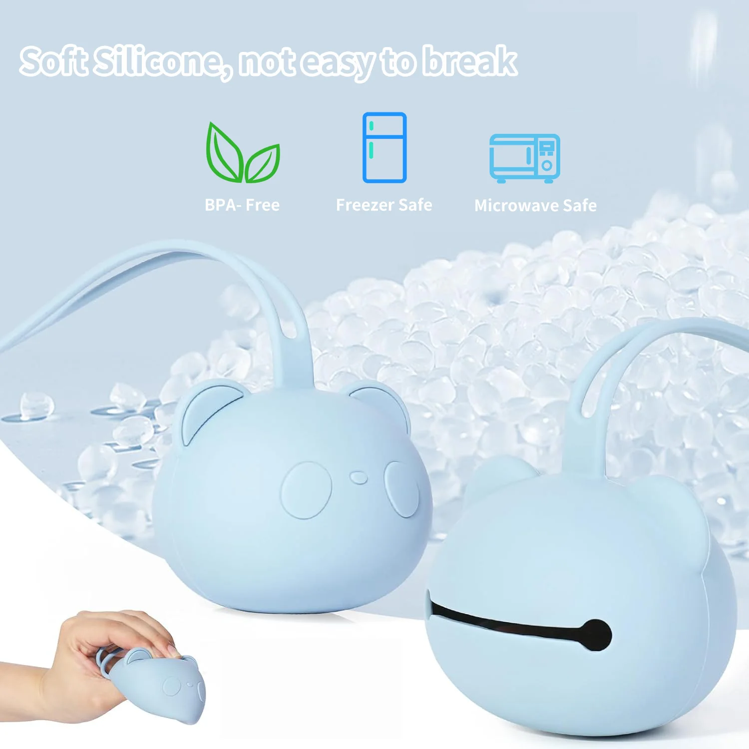 Borsa porta ciuccio in Silicone da 1 pezzo, contenitore portaoggetti per ciuccio portatile, accessori per custodie per contenitori per passeggino