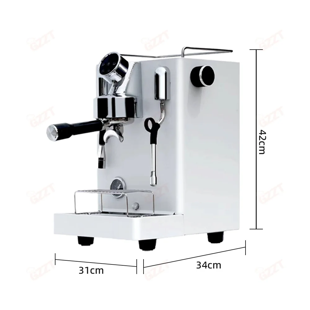 GZZT CM6005 Commercial Coffee Machine Double Pump Triple Heating PID Control 3100W Espresso Machine with Microcomputer 220V
