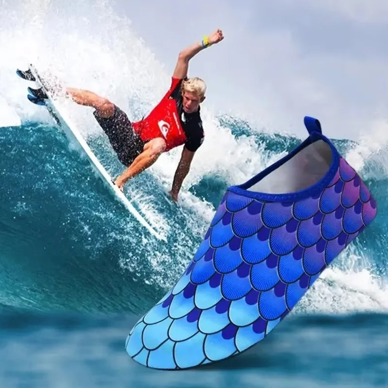 ผู้ชายชายหาด Barefoot Aqua ถุงเท้ารองเท้าผ้าใบผู้หญิงรองเท้าน้ํากีฬาท่องดําน้ําว่ายน้ําดําน้ําดูปะการังรองเท้าโยคะ