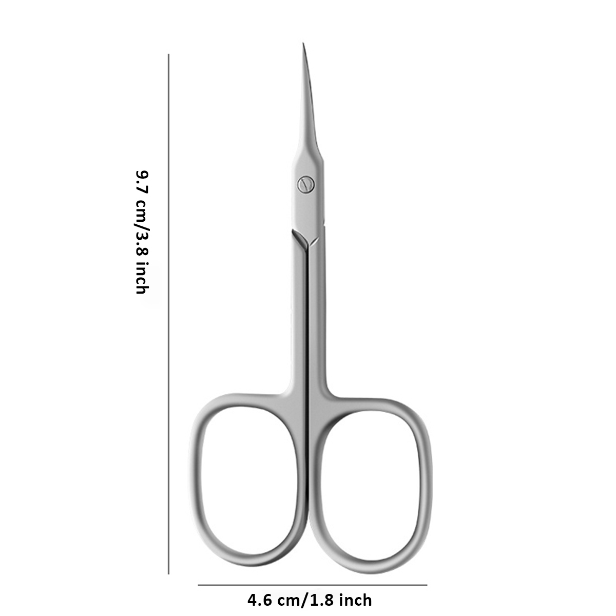 ステンレス鋼の湾曲した先端のキューティクルトリマー,細かいブレードトリマー,マニキュアツール,眉毛toos,高品質