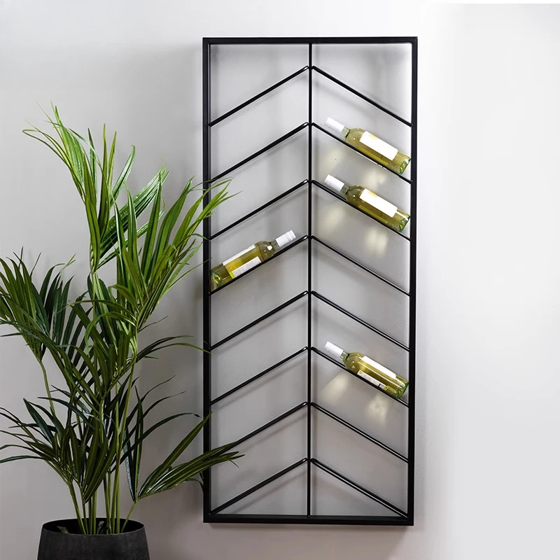Antique Design Wine Cabinet Display Simple Minimalist Rustic Kitchen Wine Cabinet Bakers Wall Aesthetic Metal Vinoteca Furniture