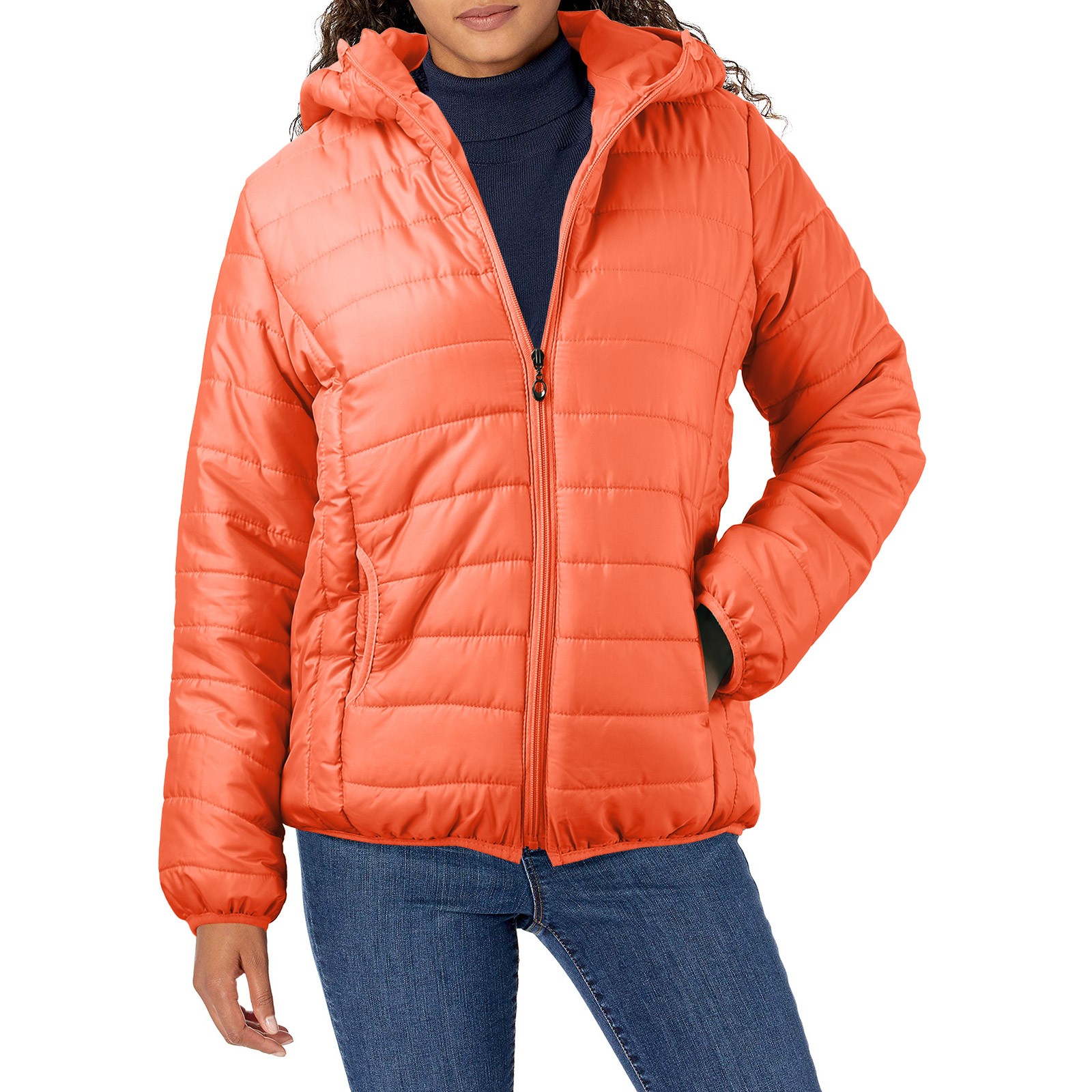 Lightweight Padded Autumn Winter Jackets Women's Jackets Hooded Ultralight Quilted puffer Solid Coat for Warm Duck Down Coat