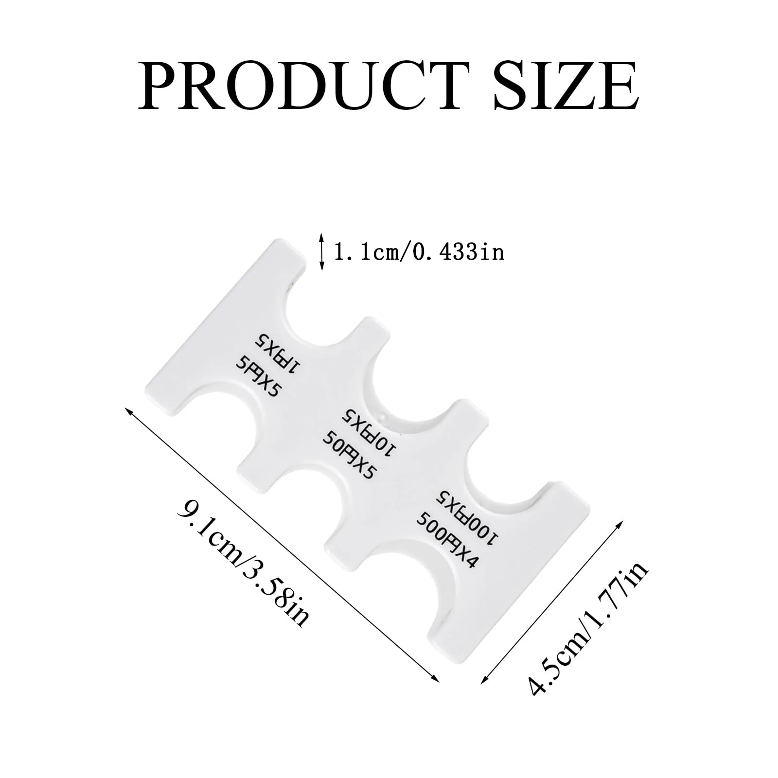 Mini portamonete portatile, portamonete portatile in plastica, portamonete giapponese e coreano multi-slot, gestione dei soldi