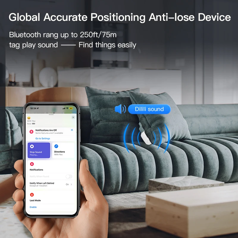 Bluetooth GPS トラッカー エアタグ交換用 Apple Find My を介してカードウォレットバイクキーファインダー iPhone タグアンチロス