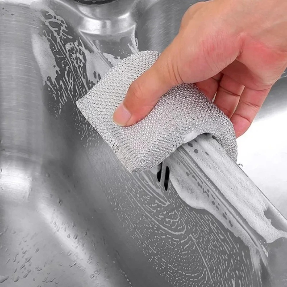 4 stuks krasvrije keukensponzen – afwaspads voor potten, pannen, glas en keramiek, wordt geen oppervlakken beschadigen