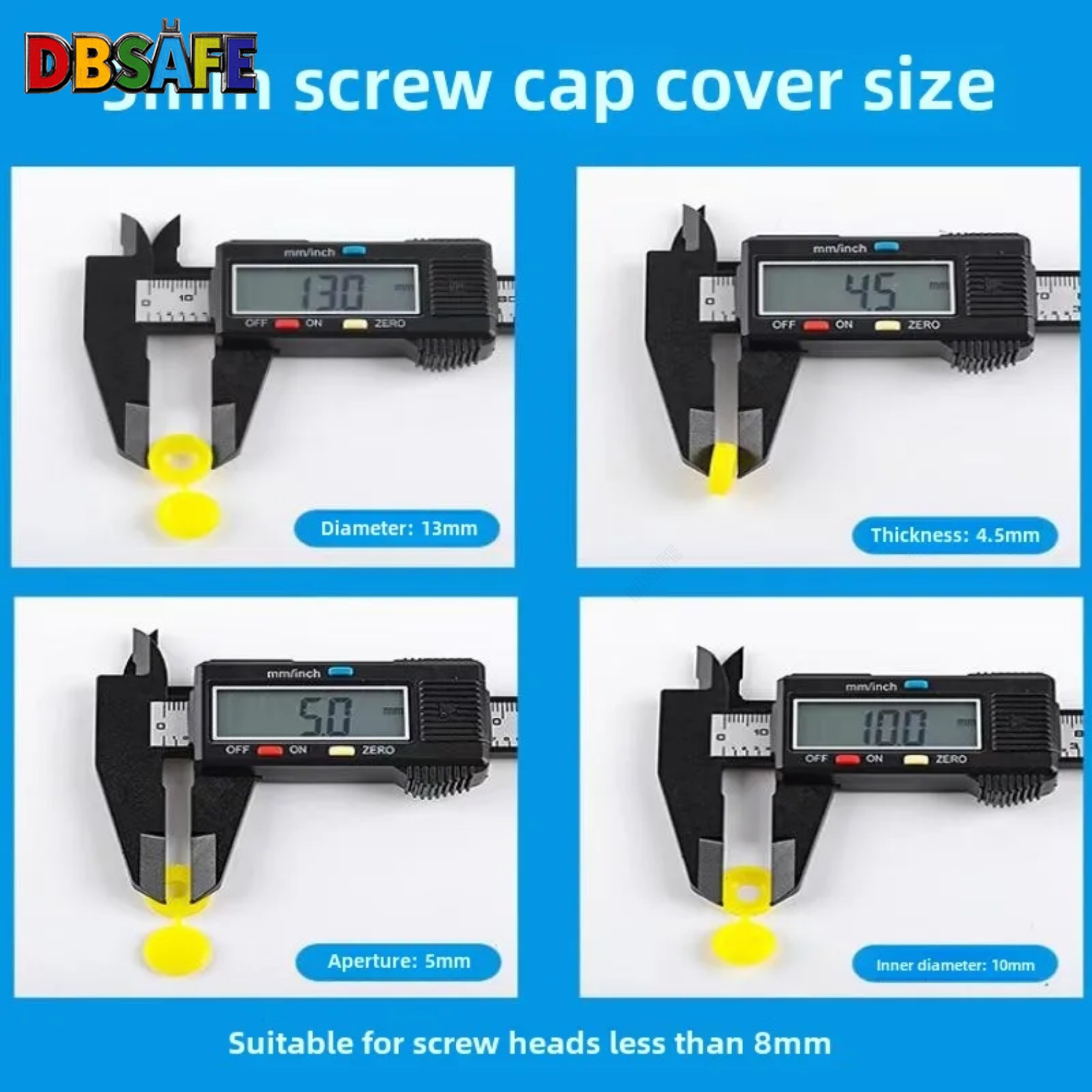 10/100 szt. Ozdobne nakładki na śruby, nakładki na śruby krzyżowe, składane klamry do dekoracji samochodów i mebli, nakładki na nakrętki, śruby, elementy montażowe