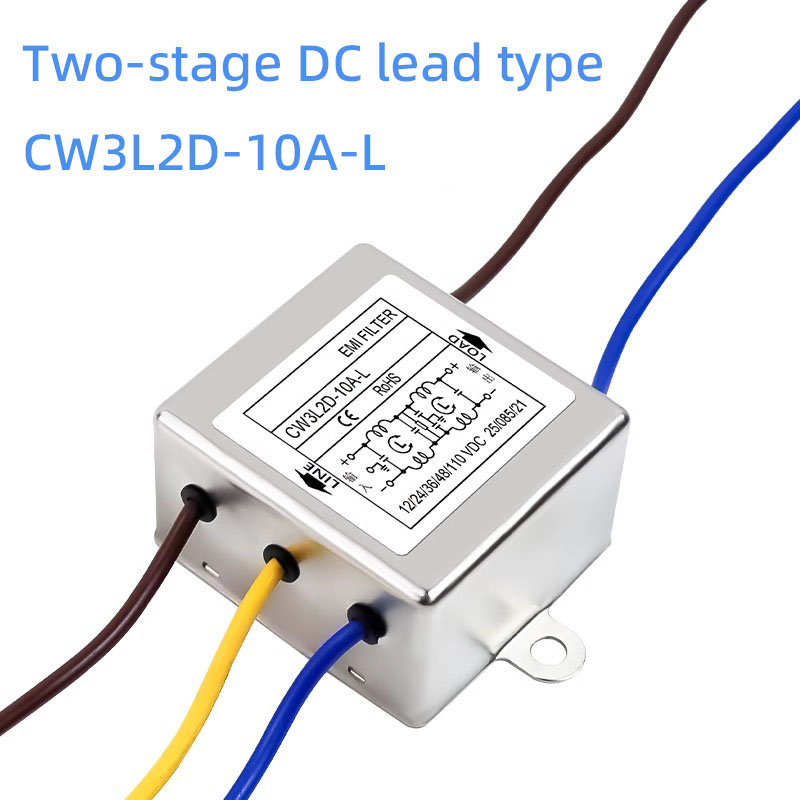 DC-Doppelteiliger EMI-Filter CW3L2D-10A-L CW3L2D-20A-L kabelgebundene Stromversorgung Luftreiniger Filter Audio-Leistungsreiniger Anti-Interferenz