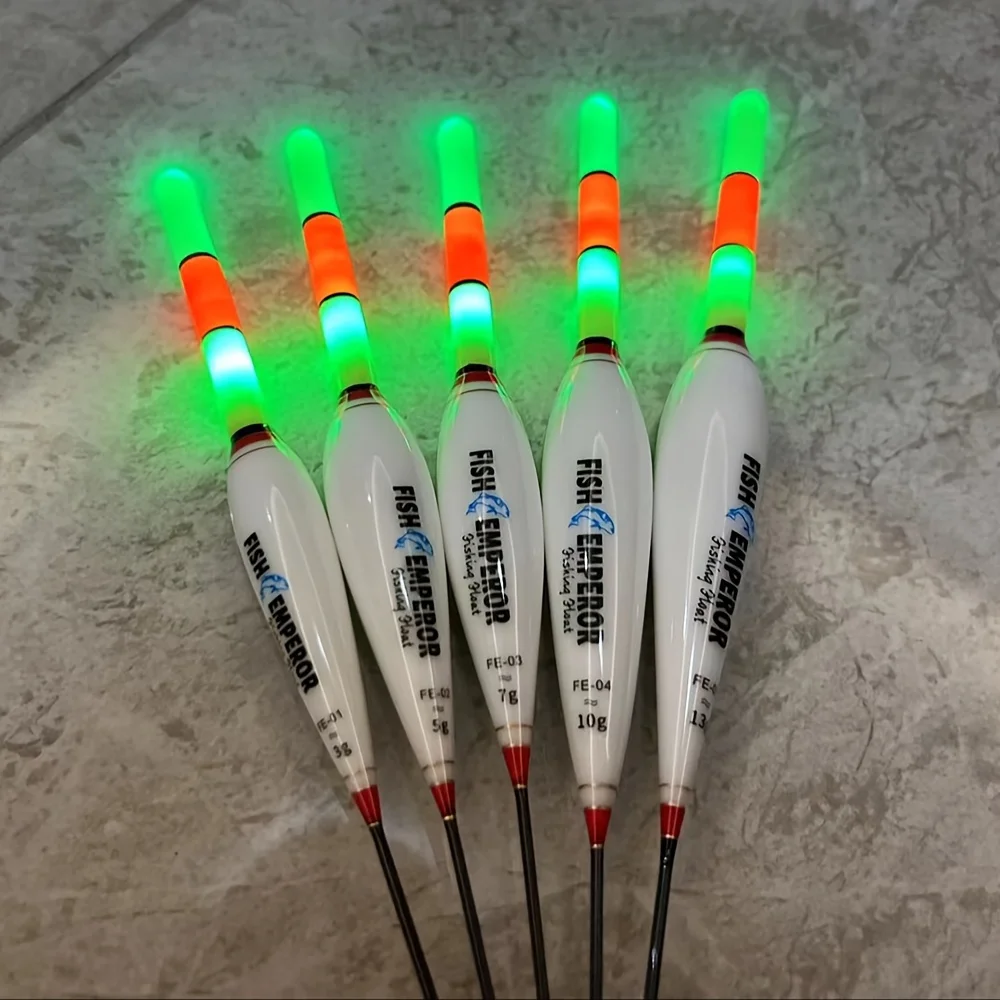 2 個夜釣り電子フロート大浮力ブイ Led 発光 Cr425 夏発光漁具漁具 2024 新