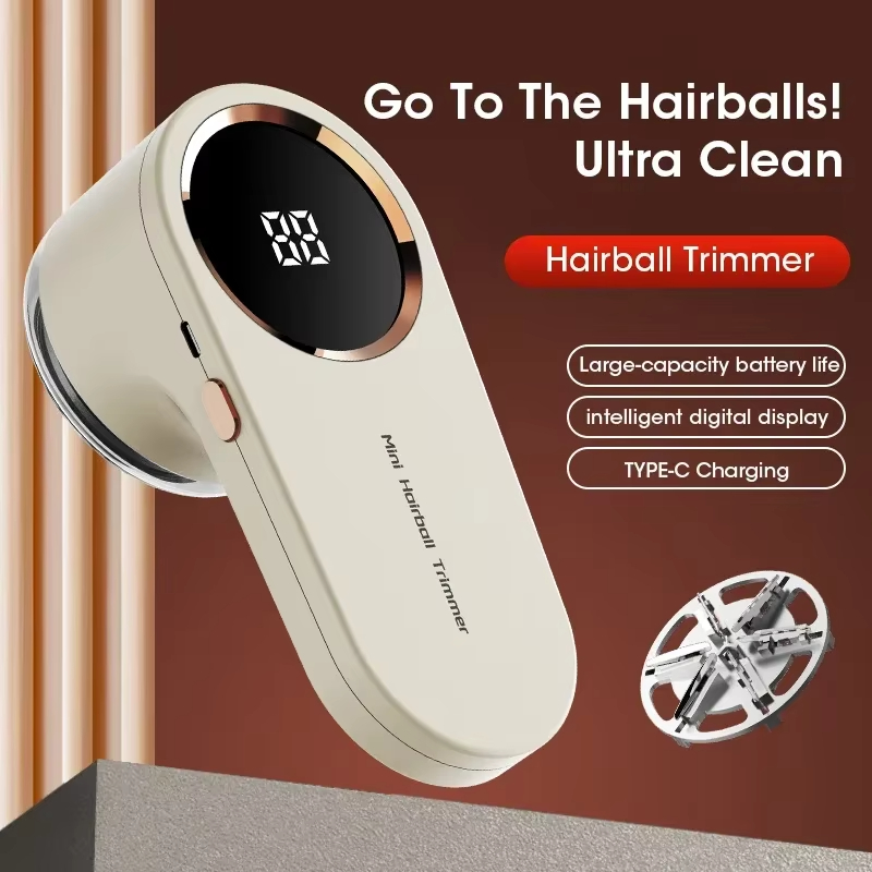XIAOMI Lint Remover สําหรับเสื้อผ้าแบบพกพาไฟฟ้า Fuzz Pellet Remover จอแสดงผล LED ชาร์จสําหรับเสื้อผ้าเครื่องโกนหนวด Fluff Remover