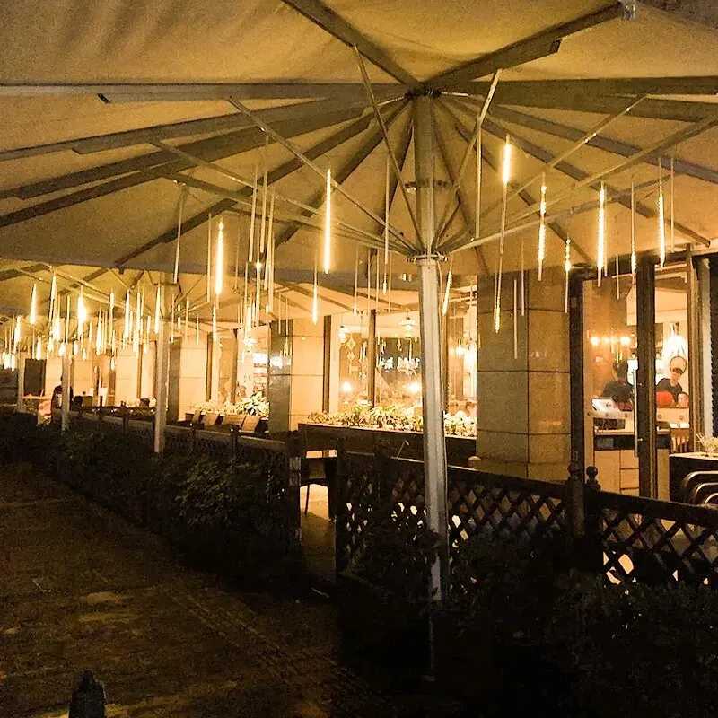 30CM LED pluie de météores lumières étanche chute de pluie fée chaîne lumière pour noël vacances fête Patio décor